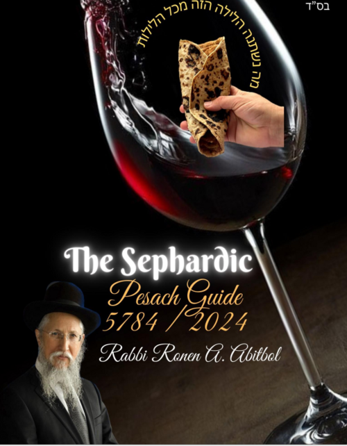 Sephardic Pesach Guide 2024